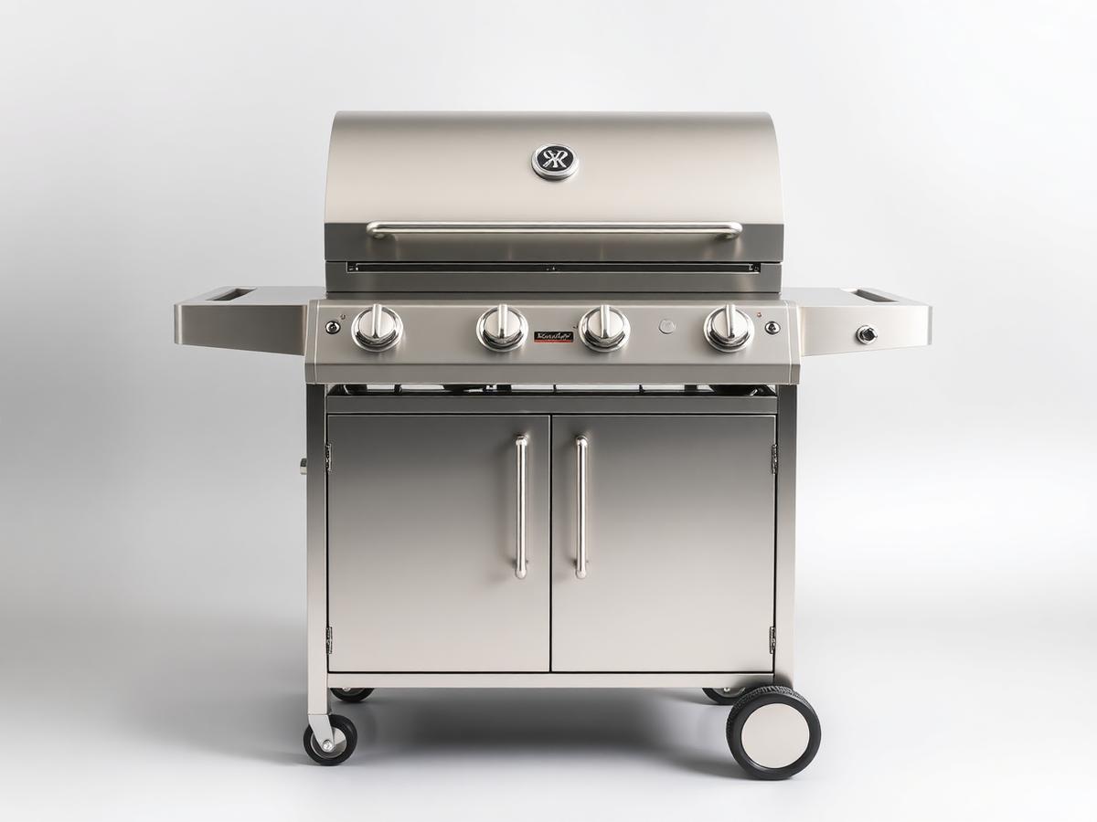 Restored Weber Summit gas grill serviced by Second Flame Grills in Orange County